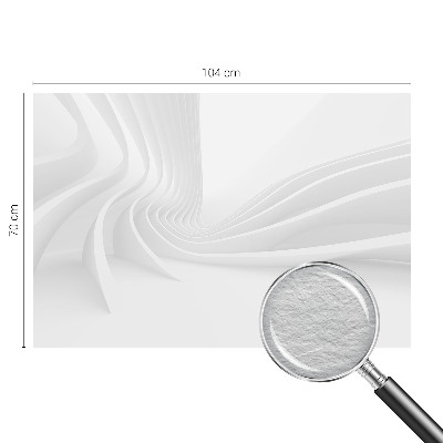 Bedruckte Vlies-Fototapete mit Motiv aus wellenförmigen Linien