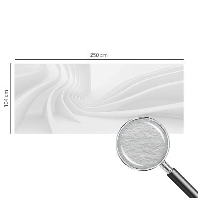 Bedruckte Vlies-Fototapete mit Motiv aus wellenförmigen Linien