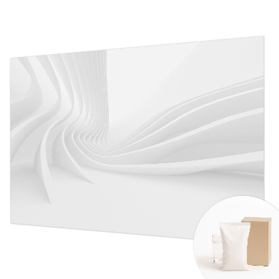 Bedruckte Vlies-Fototapete mit Motiv aus wellenförmigen Linien