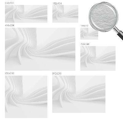 Bedruckte Vlies-Fototapete mit Motiv aus wellenförmigen Linien
