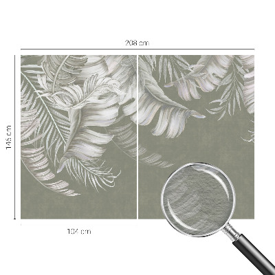 Motivtapete Zarte Blätter