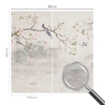Bedruckte Vlies-Fototapete mit orientalischer Landschaft als Motiv