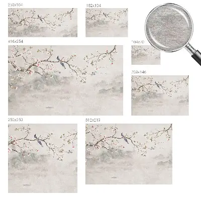 Bedruckte Vlies-Fototapete mit orientalischer Landschaft als Motiv
