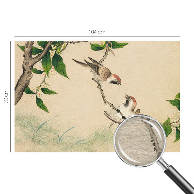 Vliestapete fürs Schlafzimmer Klassisches Duo