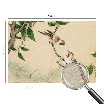 Vliestapete fürs Schlafzimmer Klassisches Duo