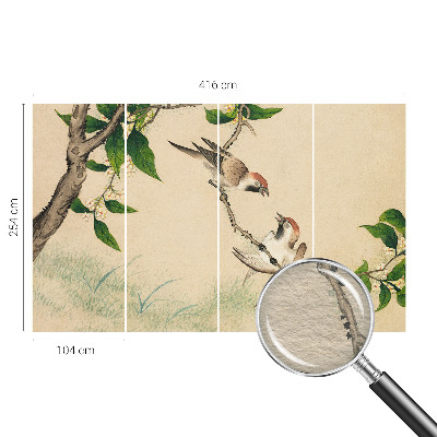 Vliestapete fürs Schlafzimmer Klassisches Duo