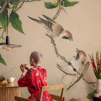 Vliestapete fürs Schlafzimmer Klassisches Duo