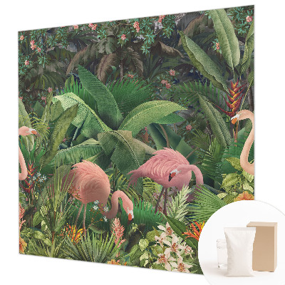 Vlies-Fototapete fürs Kinderzimmer Rosa Flamingos