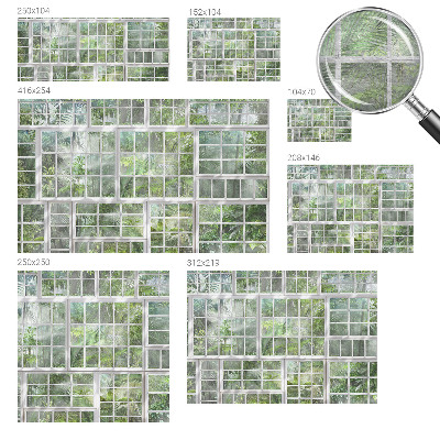 Motivtapete Grüner Wald