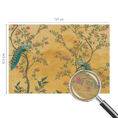 Wand-Fototapete Pfauenbäume