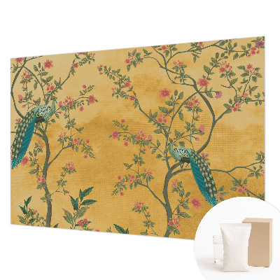 Wand-Fototapete Pfauenbäume