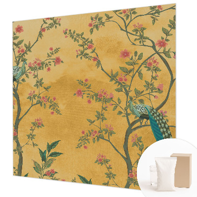 Wand-Fototapete Pfauenbäume