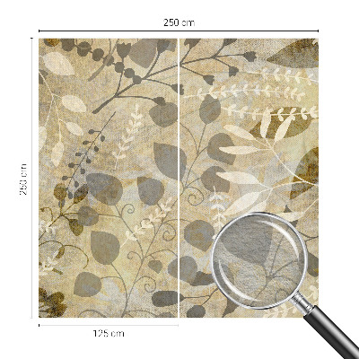 Fototapete nach Maß Zweigblätter