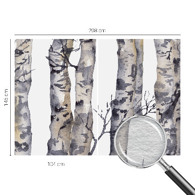 Dekorative Wand-Fototapete Espenwald