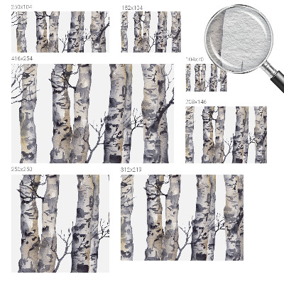 Dekorative Wand-Fototapete Espenwald