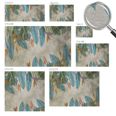 Fototapete Tropische Blumen