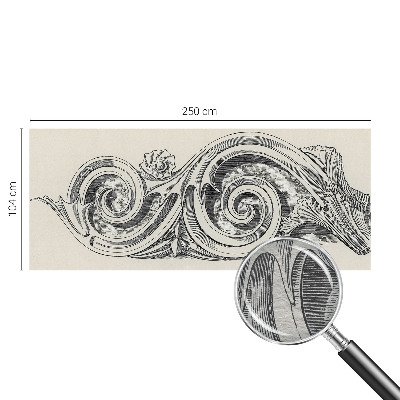 Wandtapete Pflanzenornament