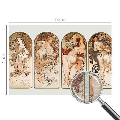 Fototapete fürs Kinderzimmer Poren bei Frauen