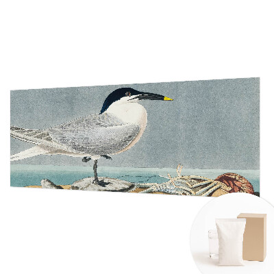 Fototapete fürs Schlafzimmer mit ornithologischem Motiv in elegantem Design