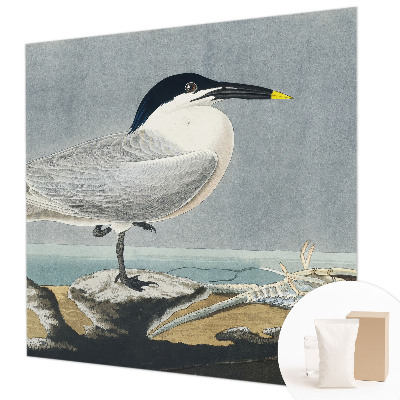 Fototapete fürs Schlafzimmer mit ornithologischem Motiv in elegantem Design