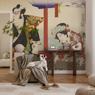 Vlies-Fototapete fürs Wohnzimmer mit Motiv eines japanischen Theaters