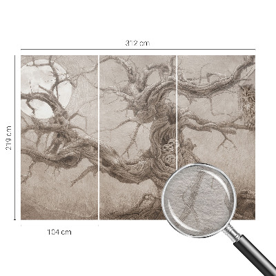 Vlies-Fototapete fürs Schlafzimmer Nachtvögel