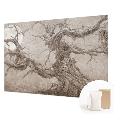 Vlies-Fototapete fürs Schlafzimmer Nachtvögel