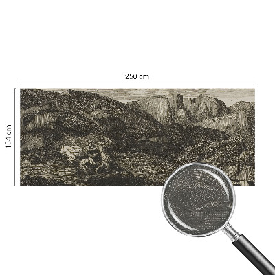 Bildtapete Bergreise