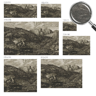 Bildtapete Bergreise