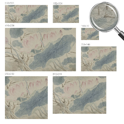 Fototapete nach Maß Lotusblätter