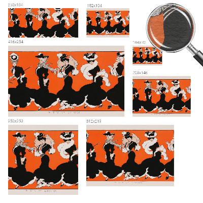 Dekorative Wand-Fototapete Damenbekleidung