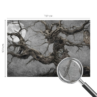 Fototapete fürs Wohnzimmer Geheimnisvolle Eule