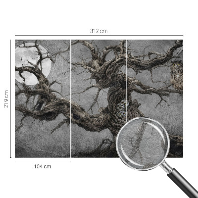 Fototapete fürs Wohnzimmer Geheimnisvolle Eule