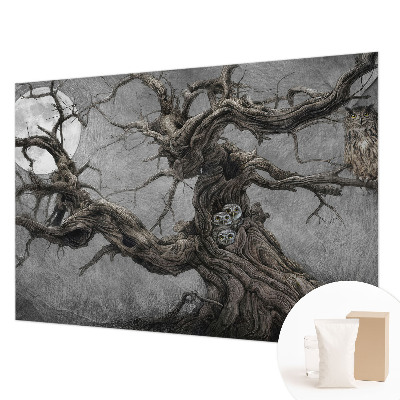 Fototapete fürs Wohnzimmer Geheimnisvolle Eule