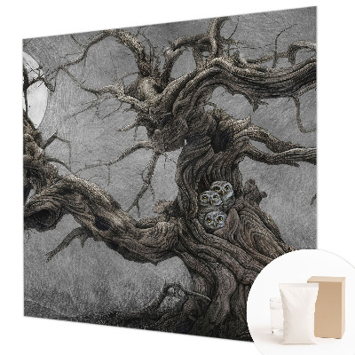 Fototapete fürs Wohnzimmer Geheimnisvolle Eule