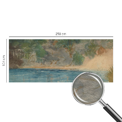 Vlies-Fototapete mit Motiv einer tropischen Küstenlandschaft