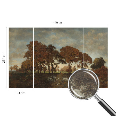 Fototapete fürs Schlafzimmer Idyllische Landschaft