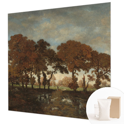 Fototapete fürs Schlafzimmer mit idyllischer Landschaft