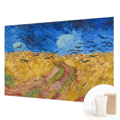 Vlies-Fototapete fürs Schlafzimmer mit Motiv einer Feldlandschaft