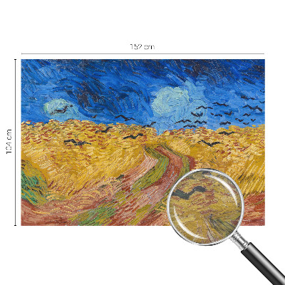 Vlies-Fototapete fürs Schlafzimmer mit Motiv einer Feldlandschaft