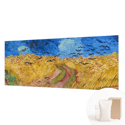 Vlies-Fototapete fürs Schlafzimmer mit Motiv einer Feldlandschaft