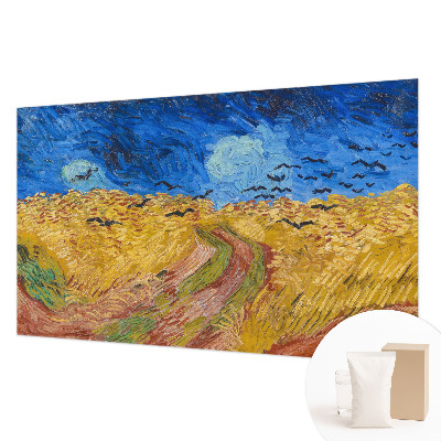 Vlies-Fototapete fürs Schlafzimmer mit Motiv einer Feldlandschaft