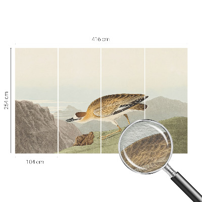 Vliestapete fürs Schlafzimmer Bergvogel