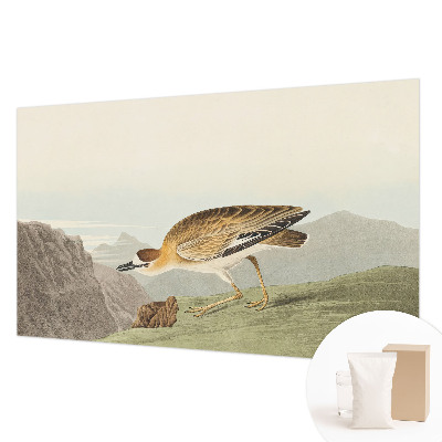 Vliestapete fürs Schlafzimmer mit Motiv eines Bergvogels