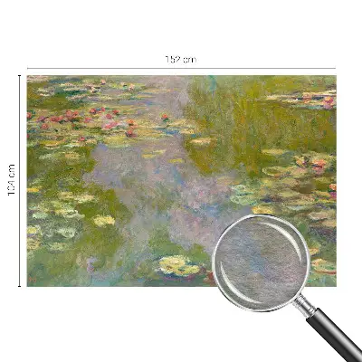 Moderne Vlies-Fototapete mit Motiv Seerosen