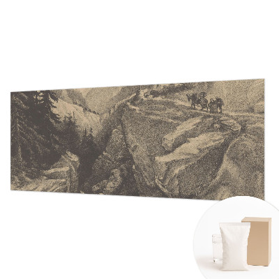 Bildtapete mit malerischem Bergmotiv