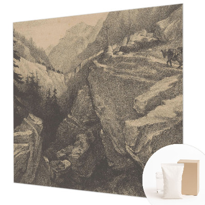 Bildtapete mit malerischem Bergmotiv