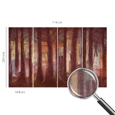 Vlies-Fototapete mit geheimnisvoller Landschaft