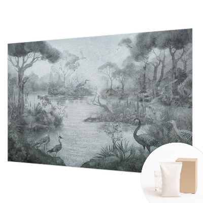 Wandtapete mit Motiv einer Naturlandschaft