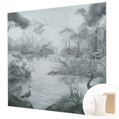 Wandtapete mit Motiv einer Naturlandschaft